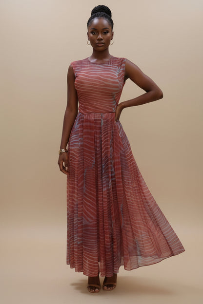 Bodysuit Top and Skirt Set